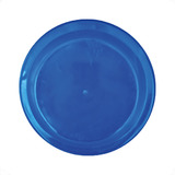 Frisbee Disco Voador Resistente Cachorros Pet Médio 21 5cm Cor Azul