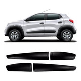 Friso Borrachão Lateral Renault Kwid 2017 18 19 2020 4 Porta