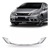 Friso Grade Dianteira Civic 2015 2016 Cromado