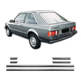 Friso Lateral Ford Escort Gl 1989 A 1992 2 Portas 1411a