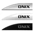 Friso Lateral Onix 2013 2014 2015 2016 Á 2025  Branco Prata