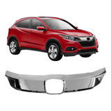 Friso Moldura Grade Honda Hrv 2019 2020 2021 Cromado Novo
