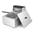 Fritadeira 1 Cuba 6 Litros 220v C/ Selo Inmetro E Tampa Inox