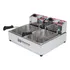 Fritadeira Elétrica Prof  Inox 2 Cubas 220v 5000w   Inovamaq