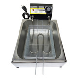 Fritadeira Elétrica Profissional Inox Cuba 5l Óleo Econômica