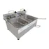 Fritadeira Industrial Elétrica Ital Inox Feoi 10 10l Prata 220v