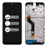 Frontal Tela Display P/ Moto G9 Play + Aro + Película + Kit