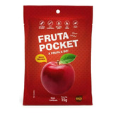 Fruta Pocket Maçã Liofilizada 15g Snacks Kit C  5 Unid
