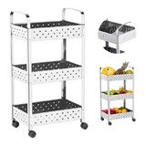 Fruteira Carrinho Multiuso Inox