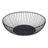 Fruteira De Metal Preta