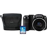 Fujifilm Câmera Digital De 14 Mp 600011859 Com Tela Lcd De 3 Polegadas (preto)