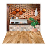 Fundo Fotografico Cozinha Retro