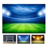 Fundo Fotográfico Tecido Sublimado 3d Futebol 2,20x1,50