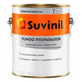 Fundo Preparador De Paredes Base Água 3,6 Litros Suvinil Cor Branco