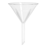 Funil Analítico Vidro Haste Curta Diam 75mm Cap 60ml