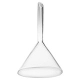 Funil De Vidro Liso 100mm 180ml  esp