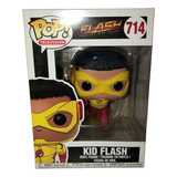 Funko Pop! Kid Flash #714 Dc Universe Herói Série Tv - Raro