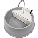 Furacão Pet Fonte Bebedouro Gatos Cães Bivolt 1 5l Filtro Joy Eétrico Cor Cinza 110v 220v