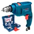 Furadeira De Impacto 10mm Bosch Gsb 450 Re 450w 110v E Kit X-line 41 Peças Em Caixa De Papelão