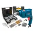 Furadeira De Impacto 3/8 10mm Gsb450 Re 220v Bosch Com Jogo De Brocas Bits E Buchas 300 Peças The Black Tools