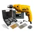 Furadeira De Impacto Elétrica Profissional 570w 3 8 127v Fi 2000 Hammer Com Jogo De Brocas Bits E Buchas 300 Peças