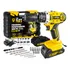 Furadeira E Parafusadeira De Impacto Bateria 21v 3/8 Tb-21pkx The Black Tools Com Maleta E Acessorios