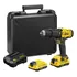 Furadeira E Parafusadeira De Impacto Stanley Modelo Scd711c2k Com Carregador E Bateria 20v