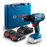 Furadeira Parafusadeira Impacto Gsb 183 li 2 Baterias Bosch Cor Azul Frequência 50 60hz 110v 220v