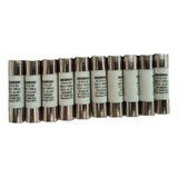 Fusível Cartucho Porcelana 10x38 Gl gg Retardado 32a 10 Pç Gama De Voltagem 500v