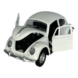 Fusquinha Carrinho D Ferro Fusca Flexão Abre Porta K3efu1/36