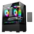Gabinete Cpu Pc Gamer Sem Fans Vidro Temperado Micro Atx Itx
