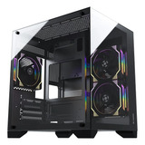 Gabinete Fortrek Clarity Preto