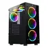 Gabinete Gamer | Rise Mode | Glass 06 Black | S/fan Cor Preto