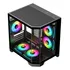 Gabinete Gamer Aquário Cg-0620 K-mex Ângulo Micro Atx S/ Fan