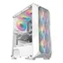 Gabinete Gamer Branco C\ 3 Fans Rgb Lateral Vidro Temperado