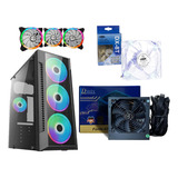 Gabinete Gamer C-3147 Fonte 700w + 3 Fans Rgb + 1 Fan 80mm