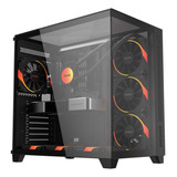Gabinete Gamer Forcefield Max Black Vulcan   Gffmaxbv