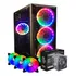 Gabinete Gamer Vidro | 3 Fan Argb | Fonte Atx 600w Real Nfe
