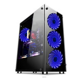 Gabinete Gamer Vidro Usb3.0 Xway 01150 Com 4 Fan Cooler