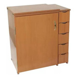 Gabinete Luxo 5 Gavetas Para Máquina De Costura Cor Cedro