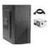 Gabinete Mini Atx N110 Brazilpc C/ Cabo Fonte 230w Cor Preto