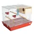 Gaiola Criadeira Para Calopsita Completa Madeira Jel Plast Cor Branco/vermelho