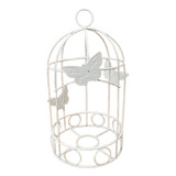 Gaiola Cute Borboleta Pequeno Branco Decoração Temática