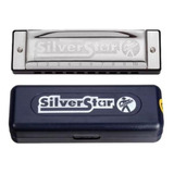 Gaita Hohner Harmonica Silver Star Diatonica Em C (dó)