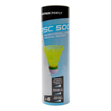 Galos De Badminton Amarelos X6 Decathlon Perfect Psc 500
