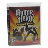 Game Guitar Hero World Tour Original Ps3 Mídia Física 