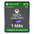 Game Pass Ultimate - 1 Mês 25 Dígitos (contas Novas)