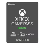 Game Pass Ultimate 12 Meses Live Gold+gpu Código 25 Digitos