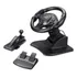 Game Racing Wheel, Conjunto De Pedais E Roda De Jogos Preto
