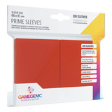 Gamegenic: Prime Sleeves (vermelho) 100 Unidades 64 X 89mm